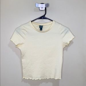 Short Sleeve Lettuce Edge Baby T-Shirt-Wild Fable